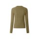 esmara® Damen Gerippter Strickpullover (Olive, XS (32/34)) - B-Ware neuwertig