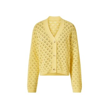 esmara® Damen Cardigan (Gelb, L(44/46)) - B-Ware neuwertig