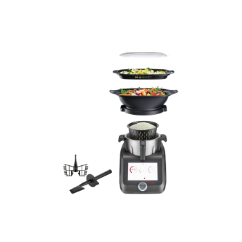 SILVERCREST® KITCHEN TOOLS Monsieur Cuisine smart SKMS 1200 C1, anthrazit - B-Ware neuwertig
