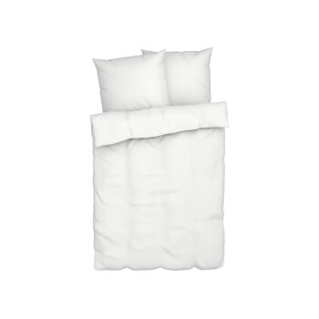LIVARNO home Musselin-Bettbezug, 240 x 220 cm, weiß...