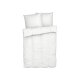 LIVARNO home Musselin-Bettbezug, 240 x 220 cm, weiß - B-Ware sehr gut
