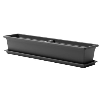 PARKSIDE® Pflanzkasten mit Untersetzer, anthrazit -...