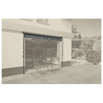 LIVARNO® Klemmmarkise 300 x 150, anthrazit - B-Ware neuwertig
