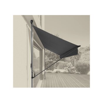LIVARNO® Klemmmarkise 300 x 150, anthrazit - B-Ware neuwertig