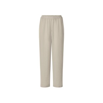 esmara® Damen Musselin-Pyjama (Beige, XS(32/34)) - B-Ware neuwertig