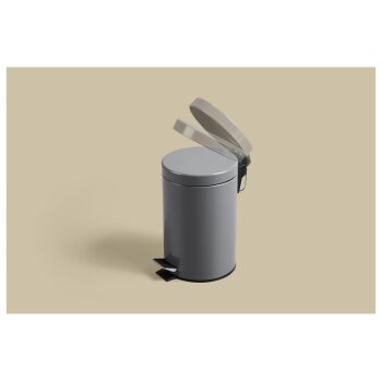 LIVARNO® Kosmetikeimer, 2,6 l (Grau) - B-Ware Transportschaden Kosmetisch