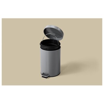 LIVARNO® Kosmetikeimer, 2,6 l (Grau) - B-Ware Transportschaden Kosmetisch