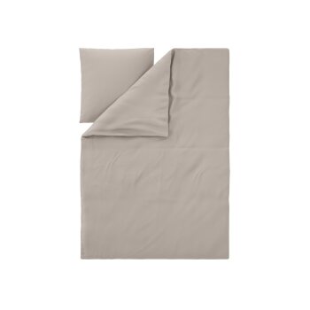 LIVARNO® Mikrofaser-Washed-Bettwäsche, 135 x 200 cm (Beige) - B-Ware neuwertig