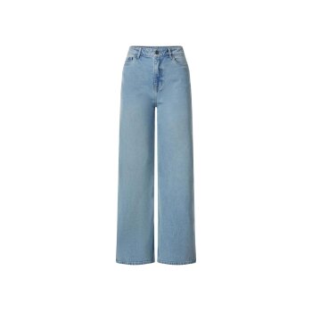 esmara® Damen Jeans, Wide Leg, hohe Leibhöhe (Blau, 36) - B-Ware neuwertig