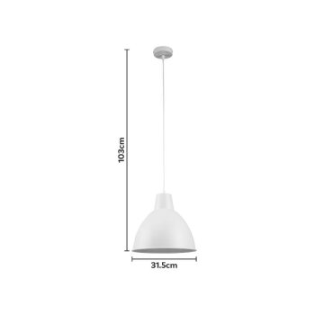 LIVARNO® LED-Hängeleuchte 1flammig 31.5cm,...