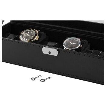 LIVARNO® Uhrenbox, schwarz - B-Ware neuwertig
