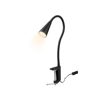 LIVARNO® LED-Klemmleuchte FREYA, mit Klemme, schwarz...