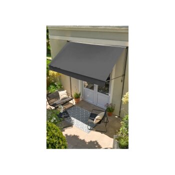 LIVARNO® Klemmmarkise 300 x 150, anthrazit - B-Ware