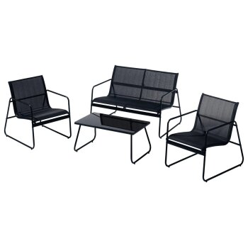 LIVARNO® Lounge-Set, 4-teilig - B-Ware