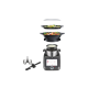 SILVERCREST® KITCHEN TOOLS Monsieur Cuisine smart SKMS 1200 C1, anthrazit - B-Ware