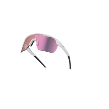 CRIVIT Sportbrille (Halbrahmen, Weiß/Pink) - B-Ware sehr gut
