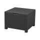 LIVARNO home Loungeset mit Tisch, 4-teilig, Kunststoff, anthrazit - B-Ware sehr gut