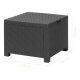 LIVARNO home Loungeset mit Tisch, 4-teilig, Kunststoff, anthrazit - B-Ware sehr gut