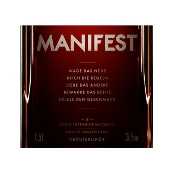 JÄGERMEISTER Manifest 38% Vol