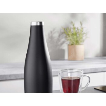 SILVERCREST Thermoflasche aus Edelstahl, 700 ml, schwarz...