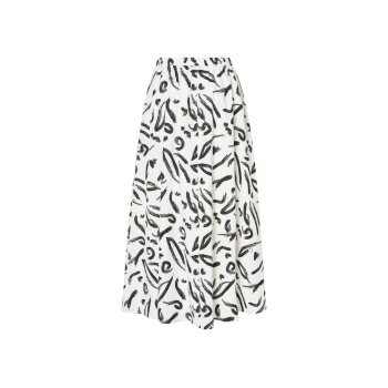 esmara® Damen Rock, Midi, L (44/46),...