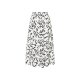 esmara® Damen Rock, Midi, L (44/46), schwarz/weiß - B-Ware neuwertig