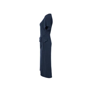 esmara® Damen Kleid, mit V-Ausschnitt (navy, L (44/46)) - B-Ware neuwertig