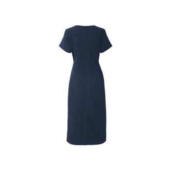 esmara® Damen Kleid, mit V-Ausschnitt (navy, L (44/46)) - B-Ware neuwertig