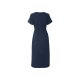 esmara® Damen Kleid, mit V-Ausschnitt (navy, L (44/46)) - B-Ware neuwertig