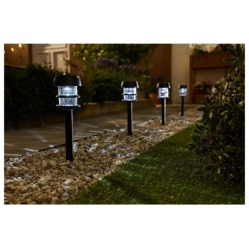 LIVARNO® LED-Solarleuchten, 4 Stück (Schmal) - B-Ware neuwertig