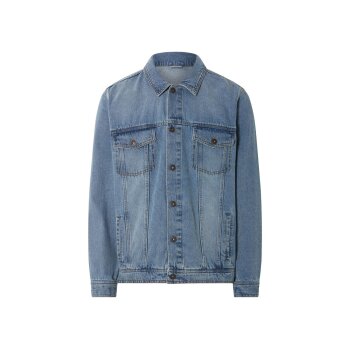 LIVERGY® Herren Jeansjacke, L(52/54), hellblau -...