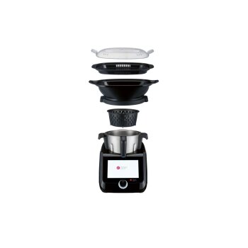 SILVERCREST® KITCHEN TOOLS Monsieur Cuisine smart SKMS 1200 C1, schwarz - B-Ware neuwertig