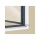 LIVARNO® Alu-Insektenschutz-Fenster, 100 x 120 cm (Anthrazit) - B-Ware sehr gut