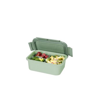 SILVERCREST® Frischhaltedose mit 3 Einsätzen, 1 l, grün - B-Ware neuwertig