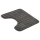 LIVARNO® Badezimmergarnitur, 3er-Set (Teppich/ mit WC-Ausschnitt, Grau) - B-Ware gut