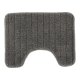 LIVARNO® Badezimmergarnitur, 3er-Set (Teppich/ mit WC-Ausschnitt, Grau) - B-Ware gut