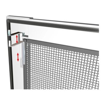 LIVARNO® Alu-Insektenschutz-Fenster, 130 x 150 cm - B-Ware