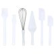 SILVERCREST® Silikonpinsel-Set / Teigschaber-Set / Schneebesen- und Tortenheber-Set - B-Ware