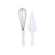 SILVERCREST® Silikonpinsel-Set / Teigschaber-Set / Schneebesen- und Tortenheber-Set - B-Ware