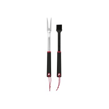 GRILLMEISTER Grillwender / Grillzange / Grillgabel + Marinierpinsel / Grillbürsten - B-Ware