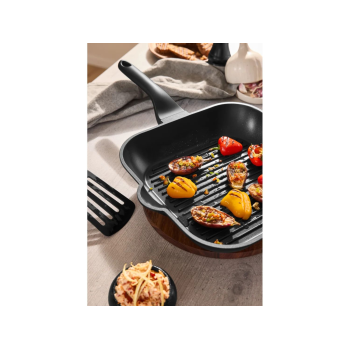 SILVERCREST® Grill-/ Bratpfanne Ø 28 cm Aluguss (Eckig) - B-Ware neuwertig