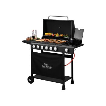 GRILLMEISTER Gasgrill 6+1 - B-Ware neuwertig