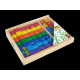 LENA Holzperlen Super Beads (FSC100%), Holzkasette - B-Ware neuwertig