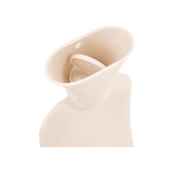 sensiplast® Schlauch-Wärmflasche / 2-in-1 Wärmflasche (Schlauch/beige) - B-Ware neuwertig