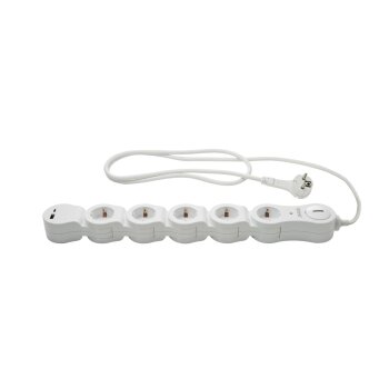 TRONIC® Steckdosenleiste wendig inkl USB...