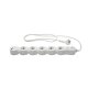 TRONIC® Steckdosenleiste wendig inkl USB (Steckdosenleiste weiß) - B-Ware gut