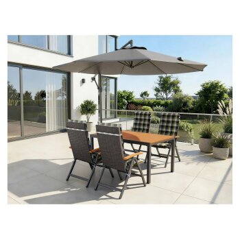 LIVARNO® Geflecht-Klappsessel »Valencia«, 2 Stück - B-Ware Transportschaden Kosmetisch