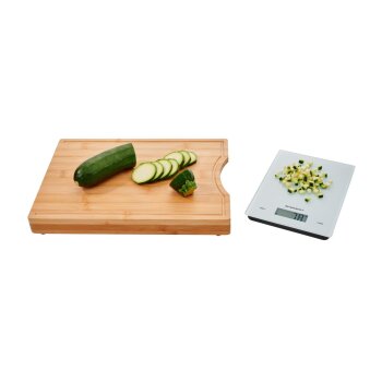SILVERCREST® KITCHEN TOOLS Schneidebrett, mit herausnehmbarer Glaswaage und Auffangschale - B-Ware sonstiges