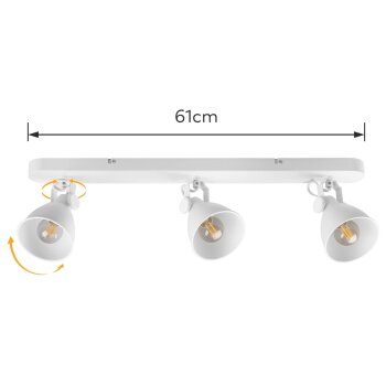 LIVARNO® LED-Deckenleuchte (Deckenschienenleuchte, weiß) - B-Ware sehr gut