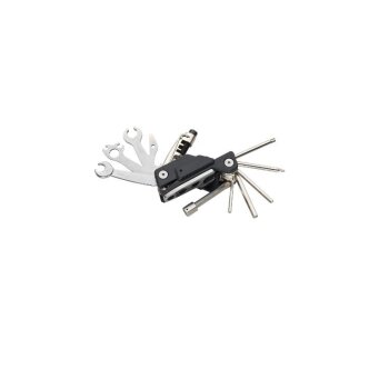CRIVIT Fahrrad-Multifunktionswerkzeug / Untersatteltasche mit Werkzeug / Minipumpe mit Manometer (Fahrrad Multifunktionstool) - B-Ware neuwertig